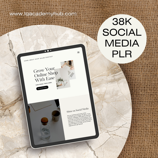 38K SOCIAL MEDIA PLR