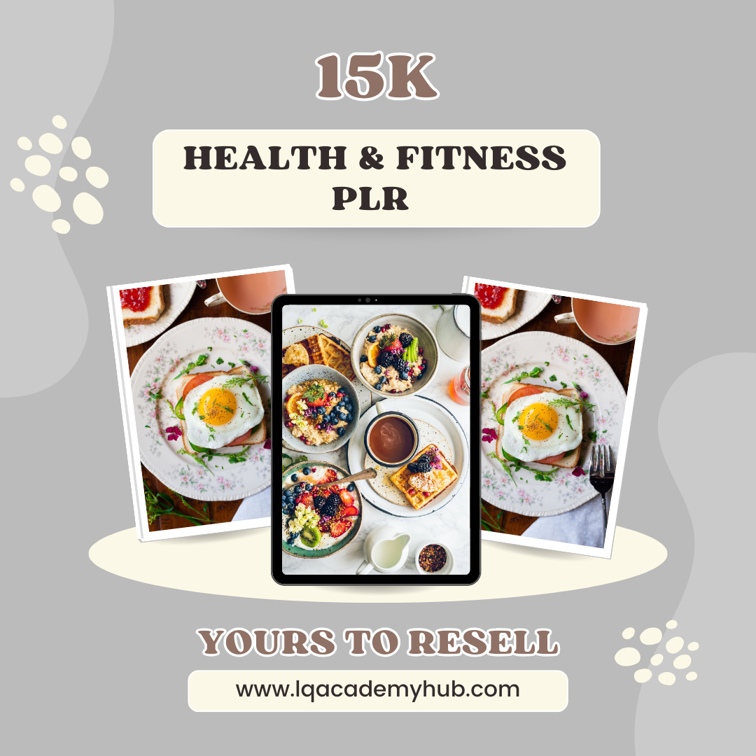 15K HEALTH & FITNESS PLR