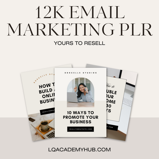 12K EMAIL MARKETING PLR